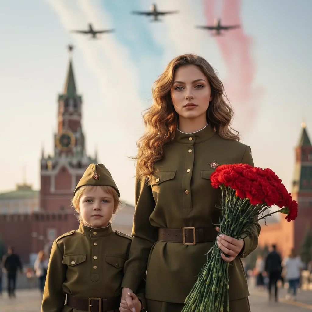 Портрет семьи - День победы